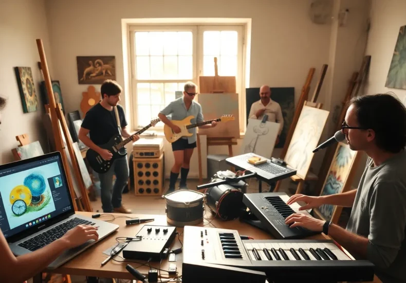 The Artistic Algorithm: Exploring AI in Art and Music