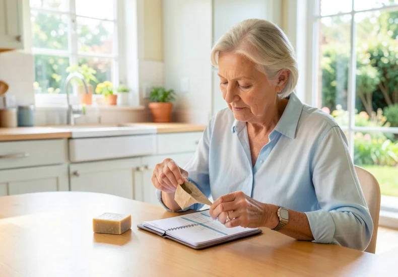 person working on laptop creating second income stream at home